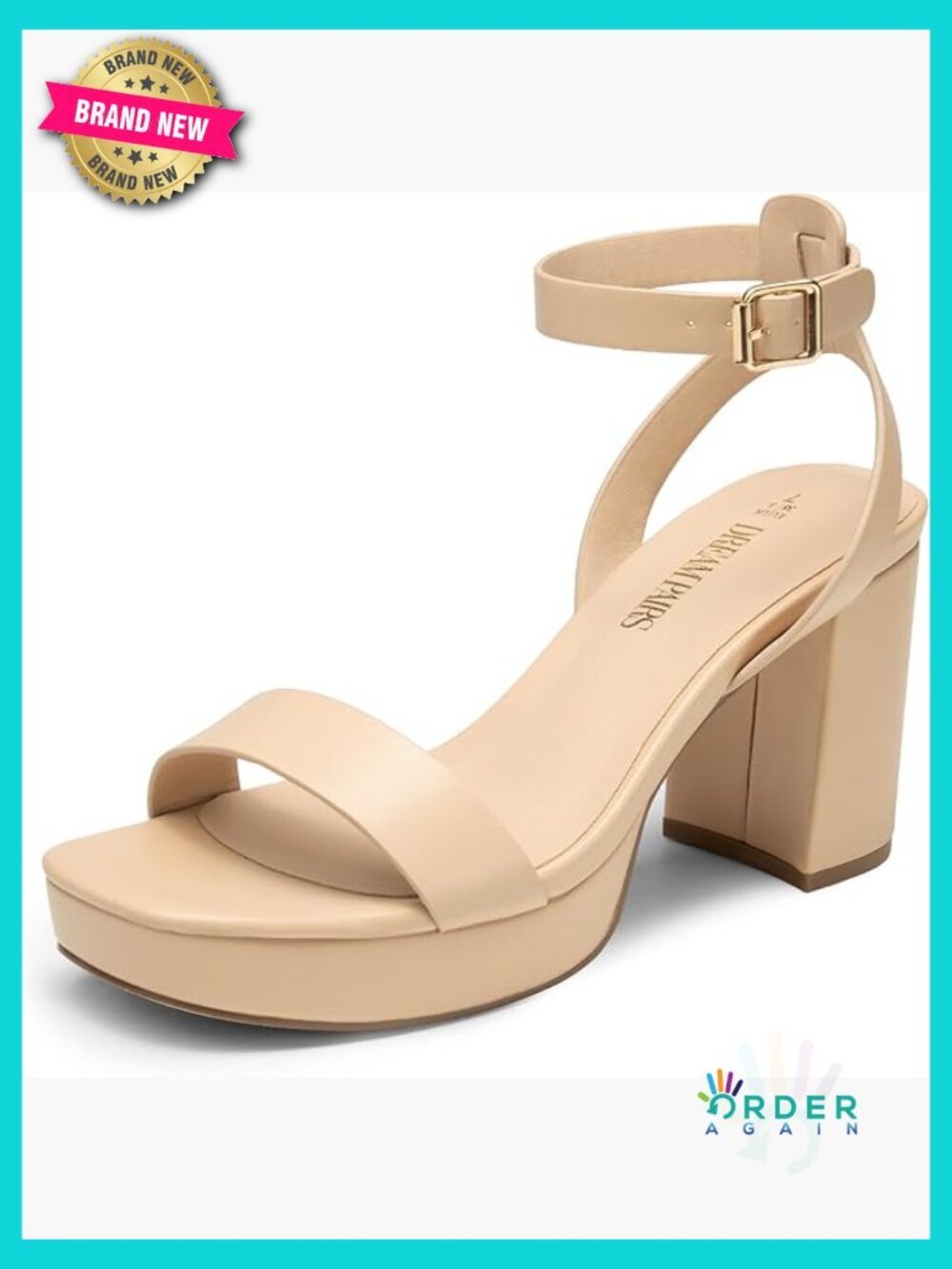 High Block Chunky Heel Open Toe Ankle Strap Sandals Dress Pump Shoes